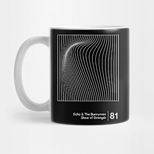 Show of Strength - Minimalist Style Graphic Artwork Mug